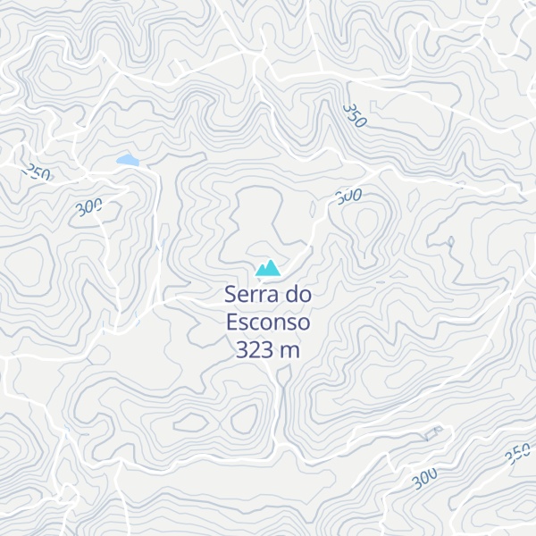 Map of Serra do Esconso