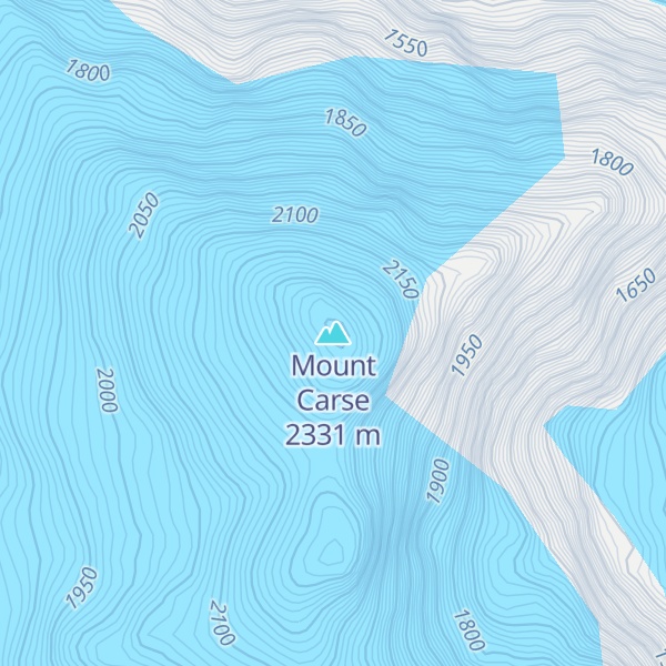 Map of Mount Carse