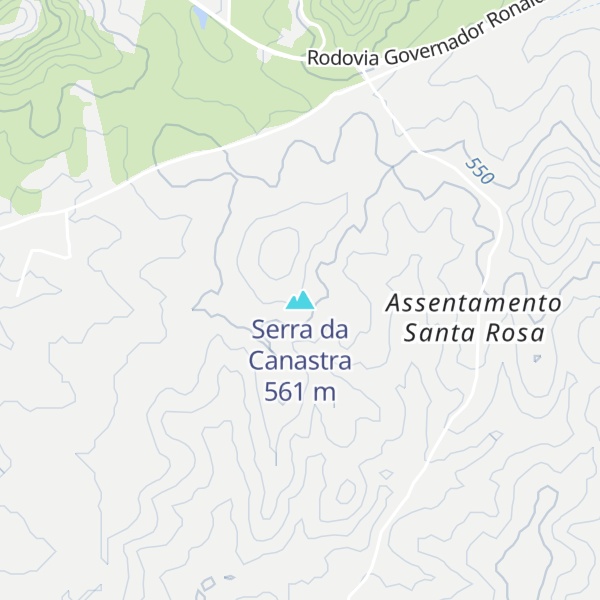 Map of Serra da Canastra