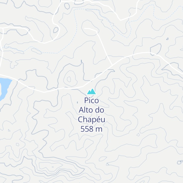 Map of Pico Alto do Chapéu