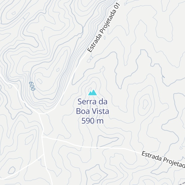 Map of Serra da Boa Vista