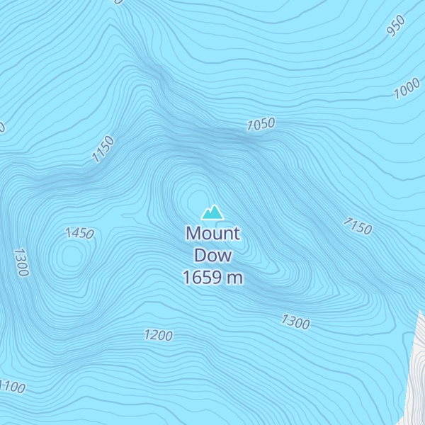 Map of Mount Dow