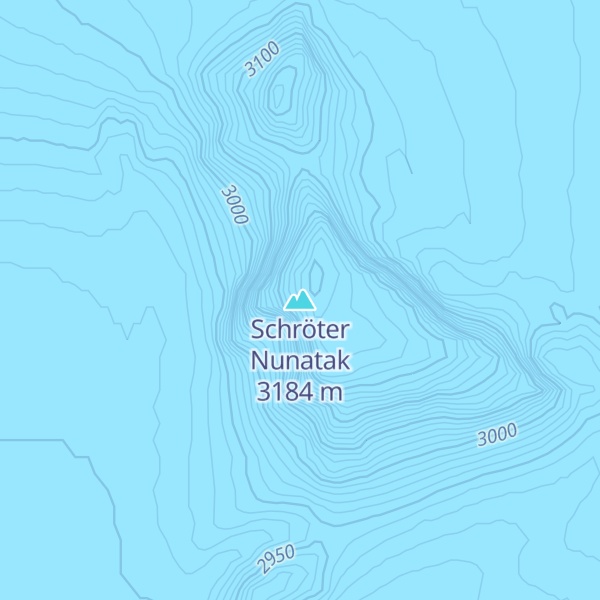 Map of Schröter Nunatak