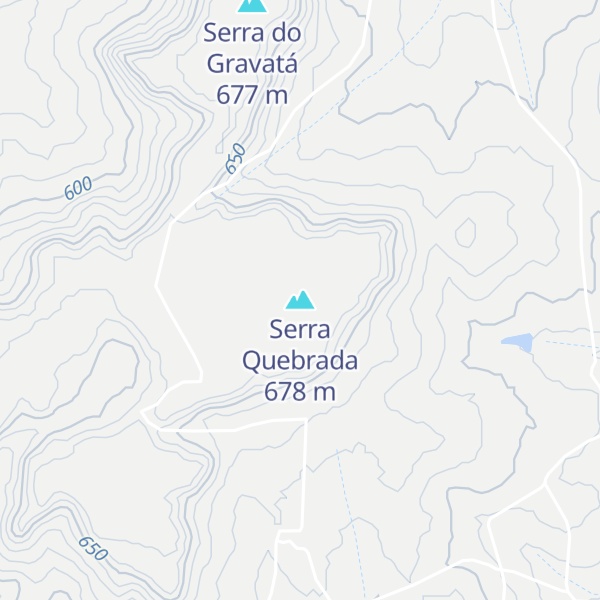 Map of Serra Quebrada