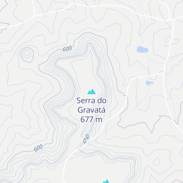 Map of Serra do Gravatá