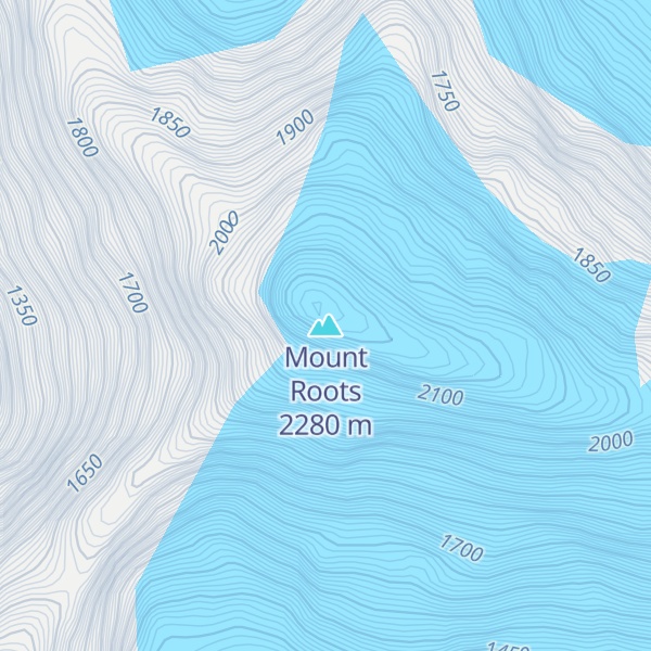 Map of Mount Roots