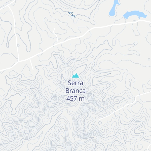 Map of Serra Branca