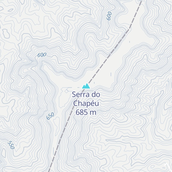 Map of Serra do Chapéu