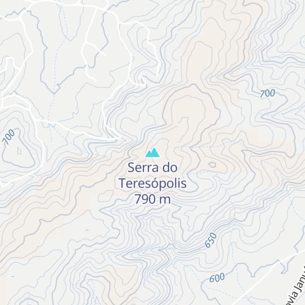 Map of Serra do Teresópolis
