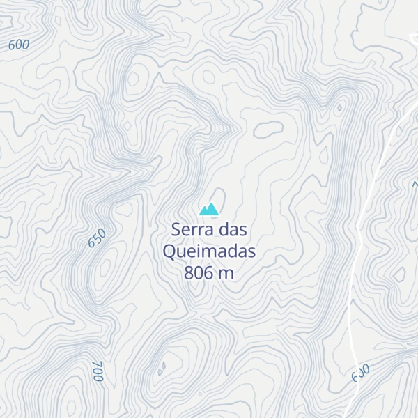 Map of Serra das Queimadas