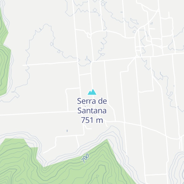 Map of Serra de Santana