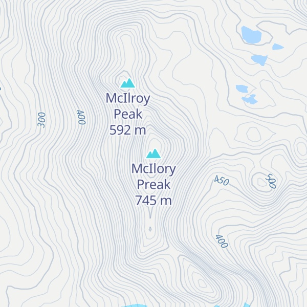 Map of McIlory Preak