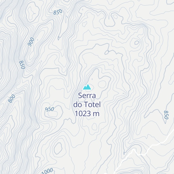 Map of Serra do Totel