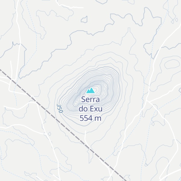 Map of Serra do Exu