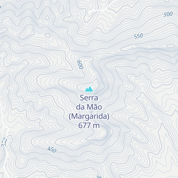 Map of Serra da Mão (Margarida)