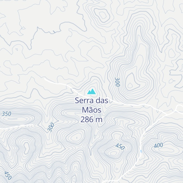 Map of Serra das Mãos
