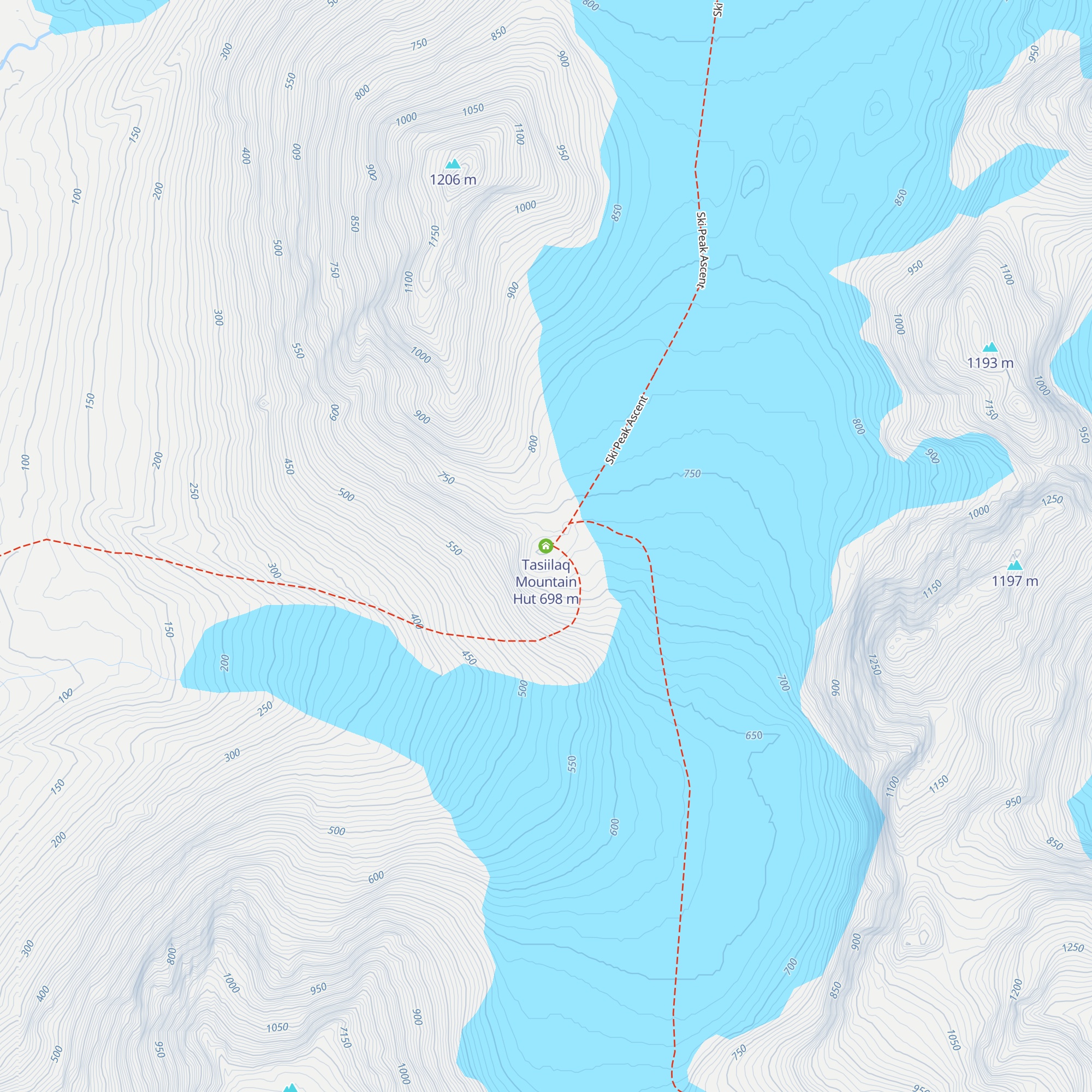 Tasiilaq Mountain Hut map
