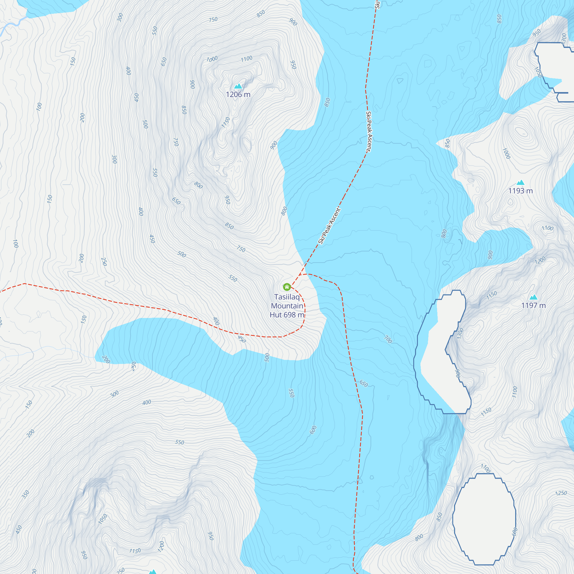 Tasiilaq Mountain Hut map