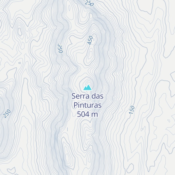 Map of Serra das Pinturas