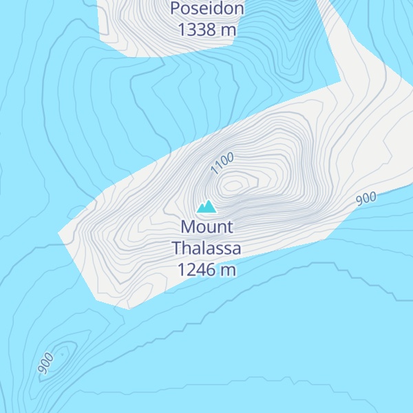 Map of Mount Thalassa