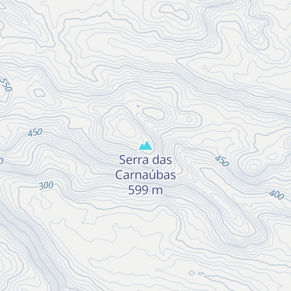 Map of Serra das Carnaúbas