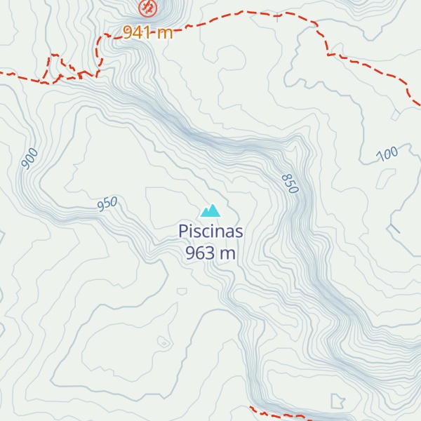 Map of Piscinas