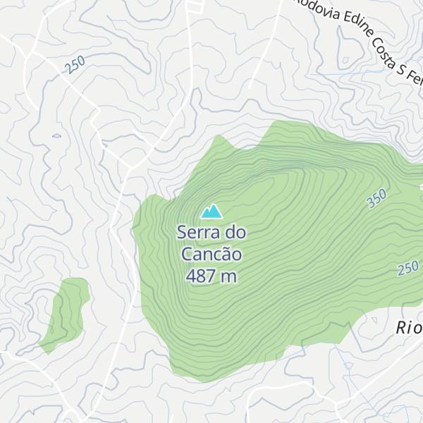 Map of Serra do Cancão
