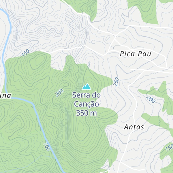 Map of Serra do Canção
