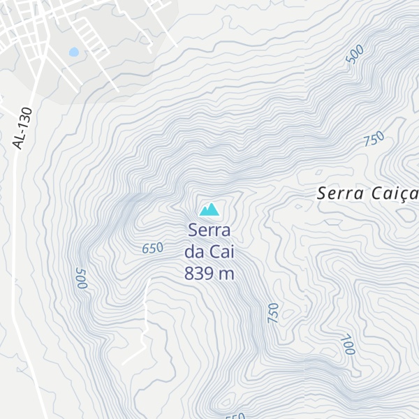 Map of Serra da Cai