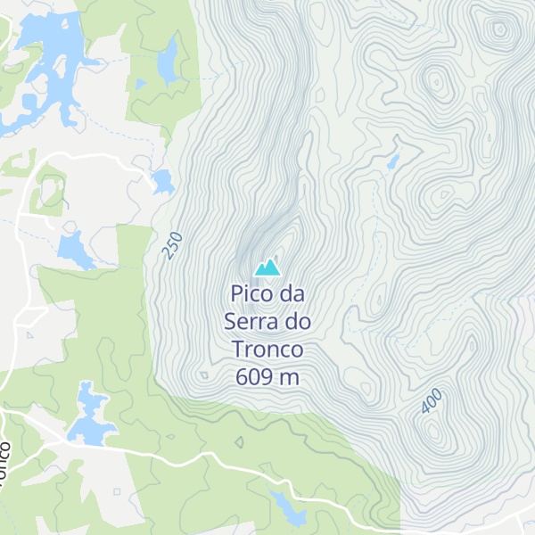 Map of Pico da Serra do Tronco