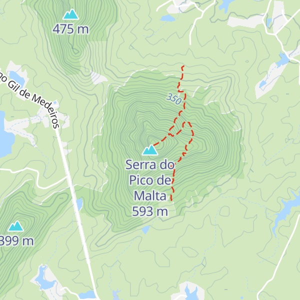 Map of Serra do Pico de Malta