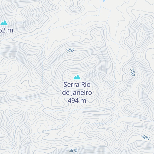 Map of Serra Rio de Janeiro