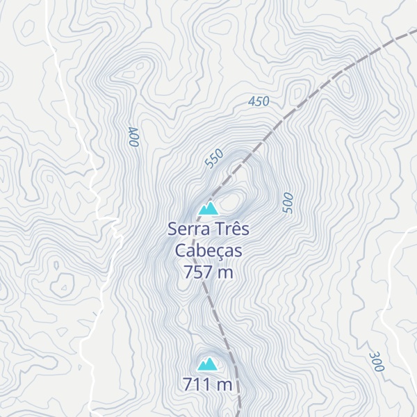Map of Serra Três Cabeças