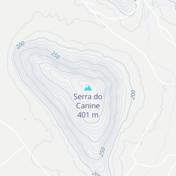 Map of Serra do Canine