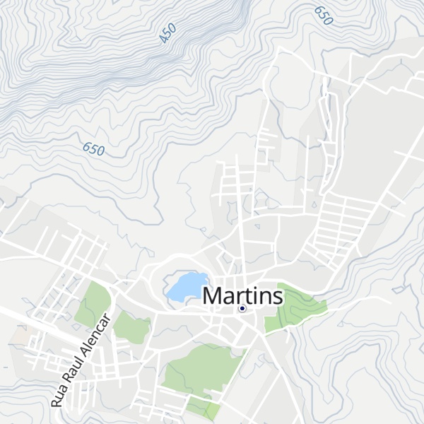 Map of Serra de Martins