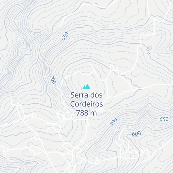 Map of Serra dos Cordeiros