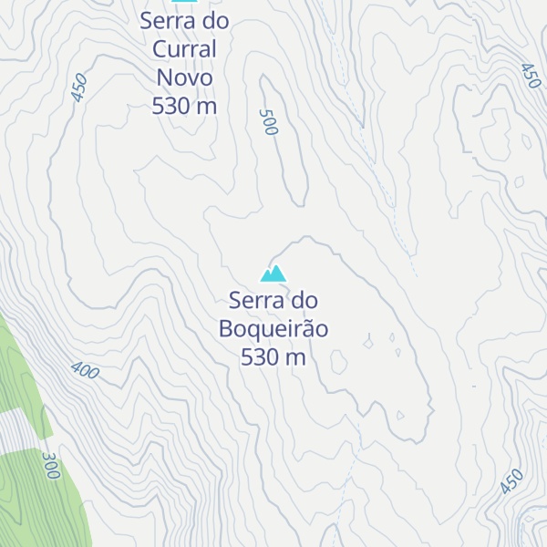 Map of Serra do Boqueirão