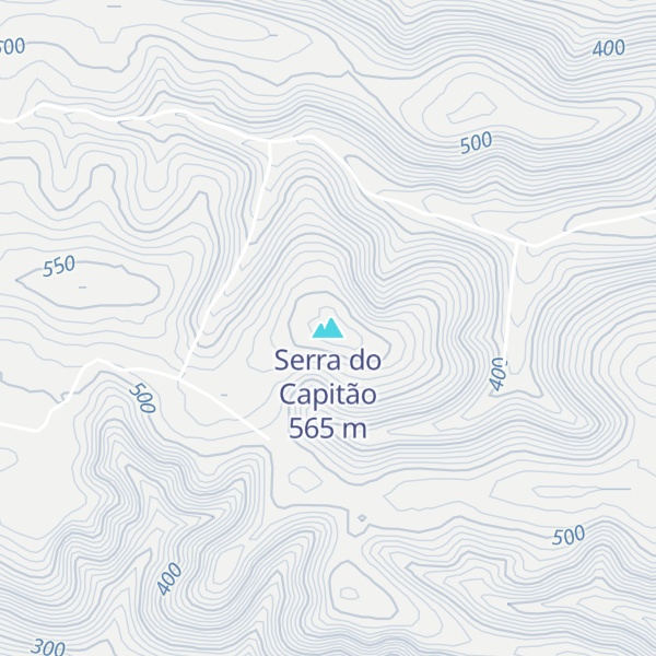 Map of Serra do Capitão