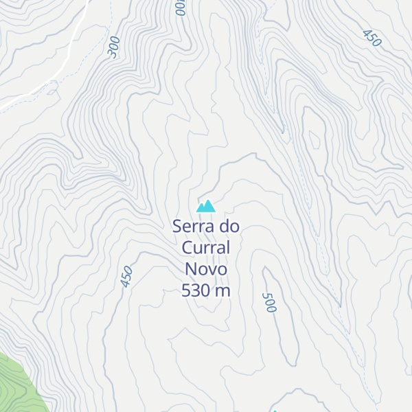 Map of Serra do Curral Novo