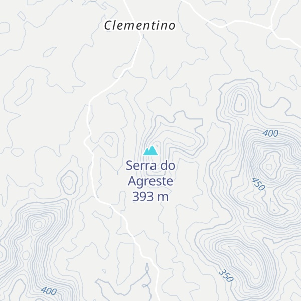 Map of Serra do Agreste