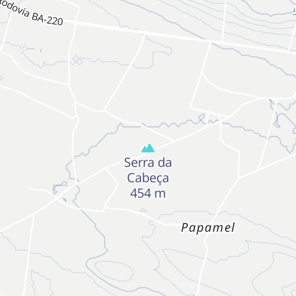 Map of Serra da Cabeça