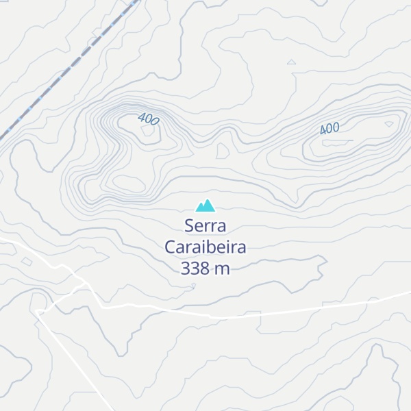 Map of Serra Caraibeira