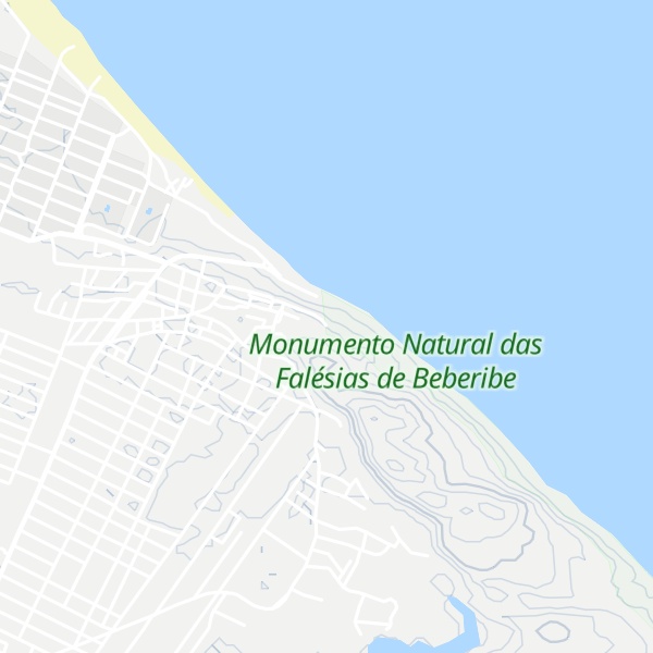 Map of Monumento Natural das Falesias de Beribe