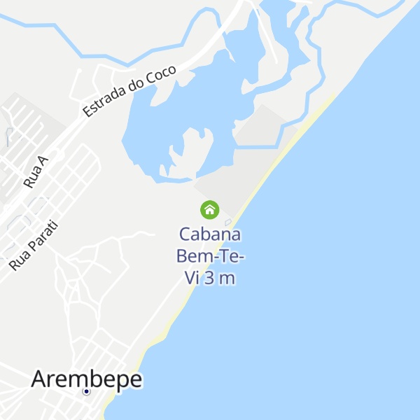 Map of Cabana Bem-Te-Vi