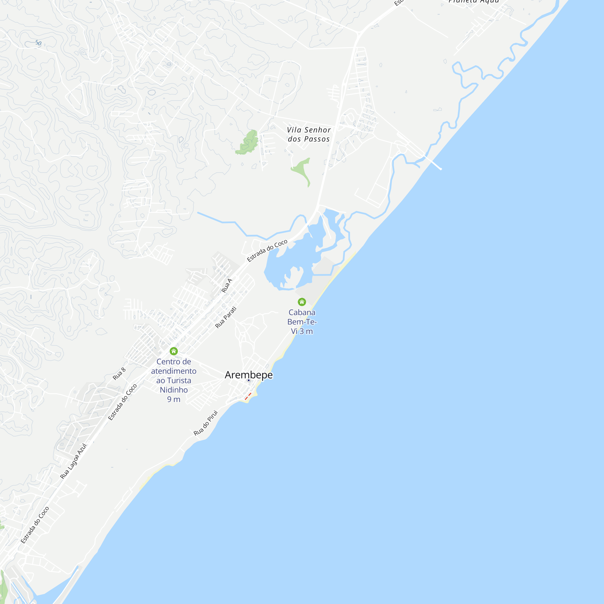 Cabana Bem-Te-Vi map