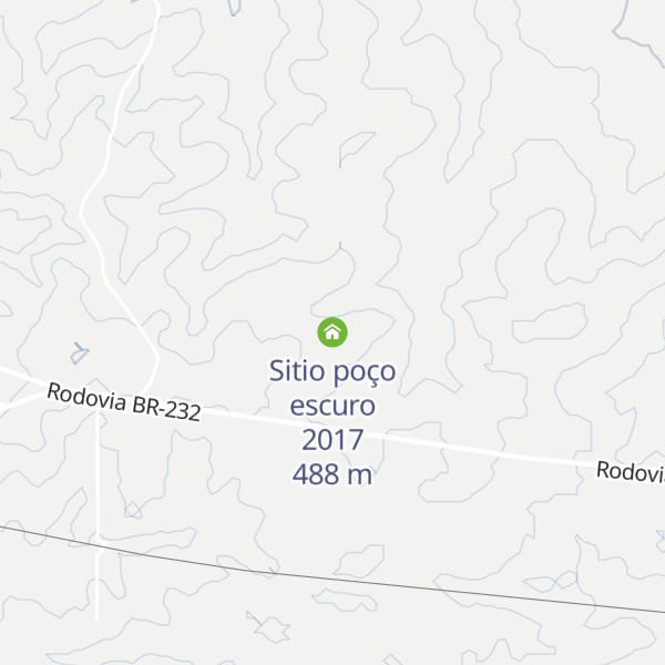 Map of Sitio poço escuro 2017