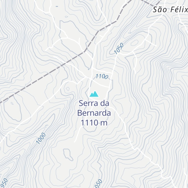 Map of Serra da Bernarda