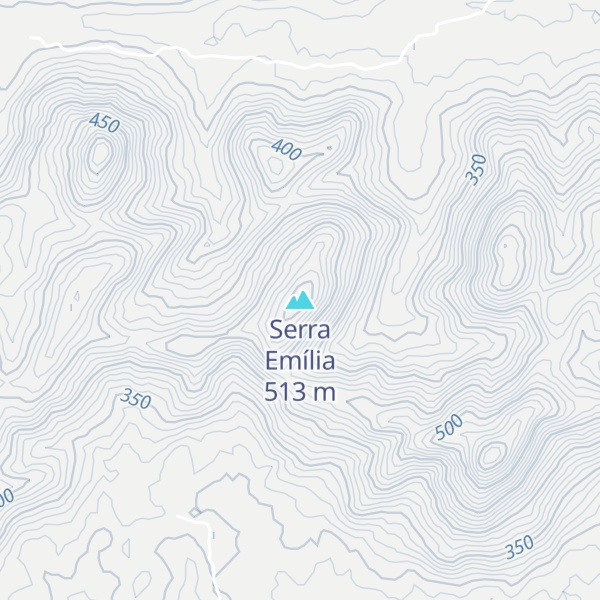 Map of Serra Emília