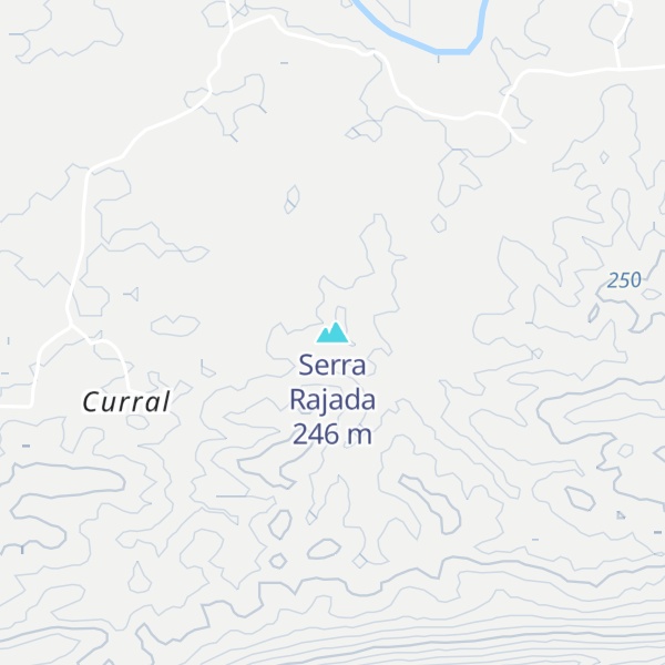 Map of Serra Rajada
