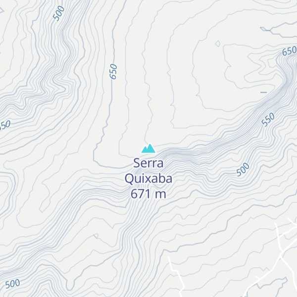 Map of Serra Quixaba